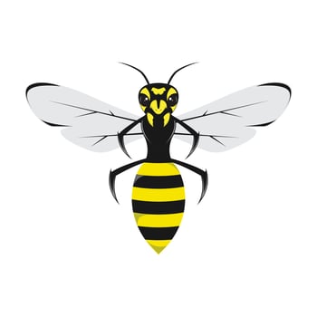 insect bee fly queen logo design vector graphic symbol icon sign illustration creative idea