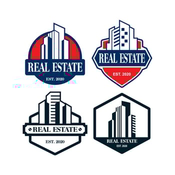A Set Of Architecture Vector , A Set Of Real Estate Logo