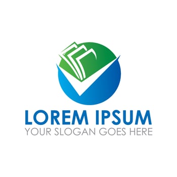 library vector , university logo vector