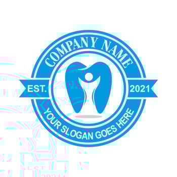 dental logo , clinic dental logo vector