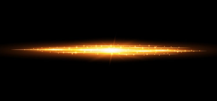 yellow explosion of light vector