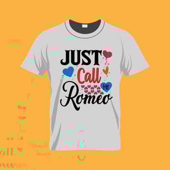 Just call me Romeo Valentines Day vector