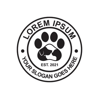 pets care logo , veterinary logo vector
