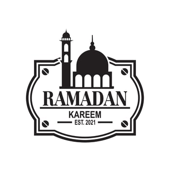 ramadan vector , muslim logo vector