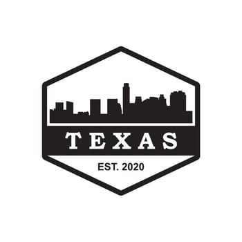 Texas Skyline Silhouette Vector , Usa Skyscraper Logo