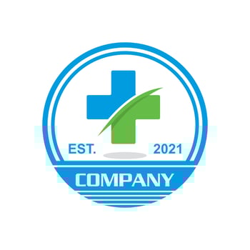 medical logo , pharmacy logo vector