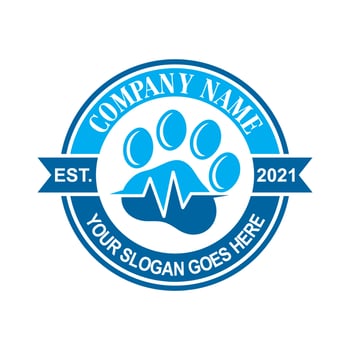 pets care logo , veterinary logo vector