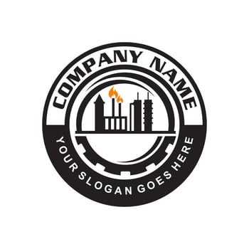 factory logo , industry logo vector