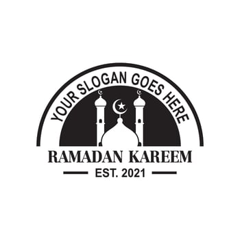 mosque vector , ramadan logo vector