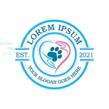 pets care logo , veterinary vector