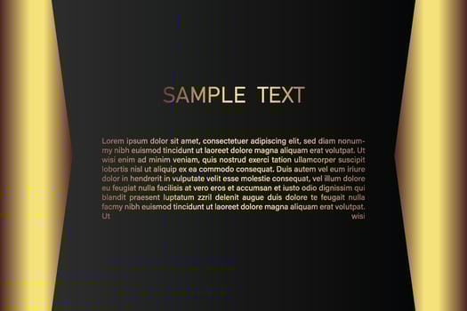 Creative black dark business card Template modern and Clean design vector