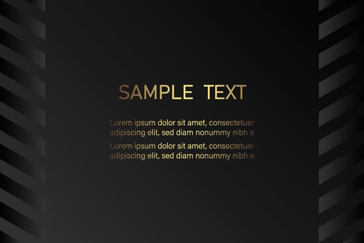 Creative black dark business card Template modern and Clean design vector