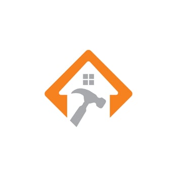 home repair logo , building construction logo vector