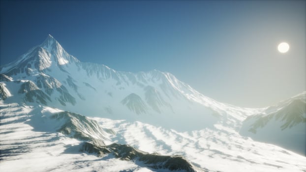 8K Aerial Mountain Landscape in High Altitude photo