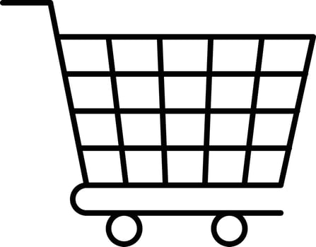 Shopping Cart Icon Style vector