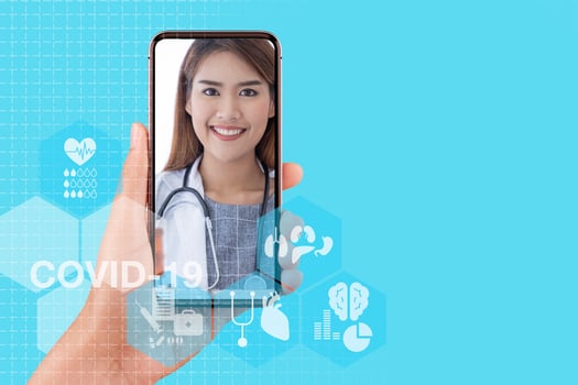 health care website concept photo