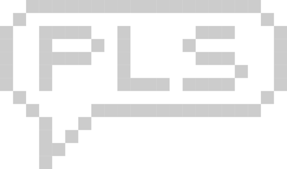 Speech bubbles pixel PLS vector