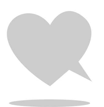 Bubbles speech love vector