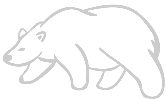 Bear walking vector