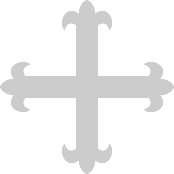 Cross maltese vector