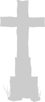 Death tombstone vector