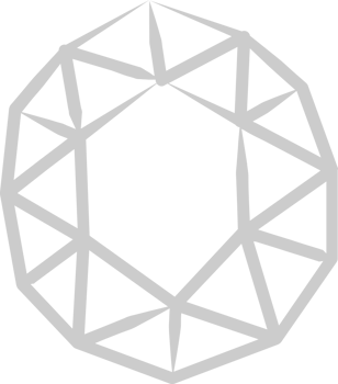 Diamond line circle vector