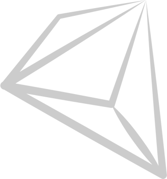 Diamond rough line vector