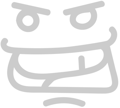 Emoji line angry vector