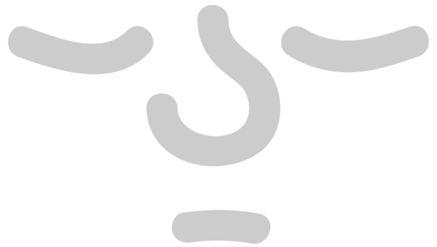 Emoji face simple sad vector