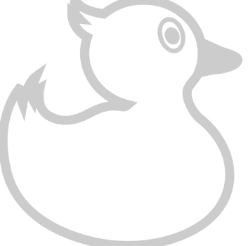 Baby Shower Rubber Duck vector