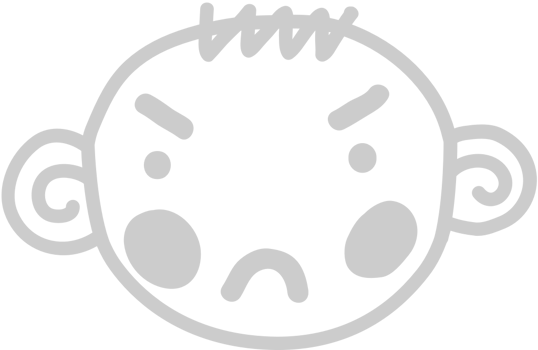 Baby Angry vector