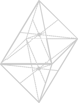 Geometric pyramid vector