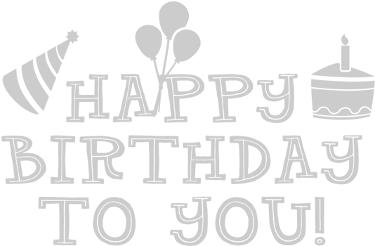 Birthday Text vector
