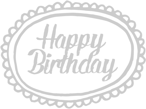 Birthday Text vector