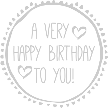 Birthday Text vector