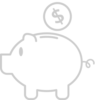 Money piggy bank vector
