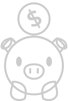 Money piggy bank vector