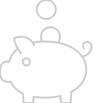Money piggy bank vector