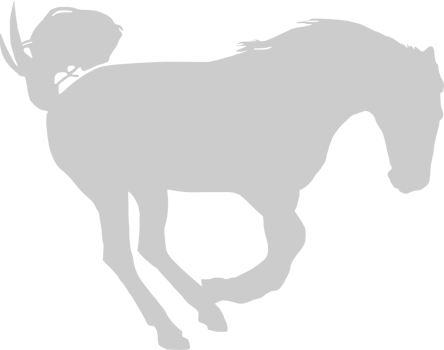Horse running vector