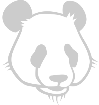 Panda head vector
