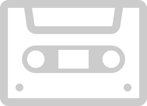 Music cassette vector