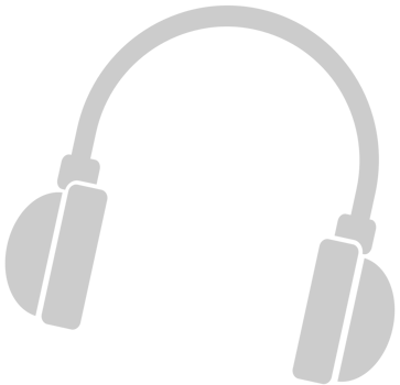 Music headphone vector