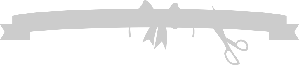 Ribbon cutting vector