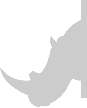 Rhino head vector