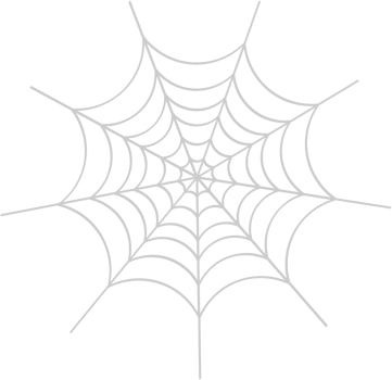 Spider webs vector