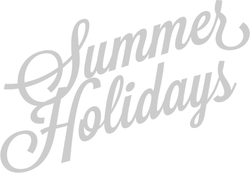 Summer Vacation Text vector