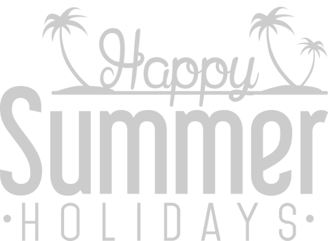 Summer Vacation Text vector