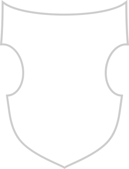 Shield outline vector