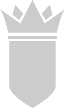 Shield crown vector