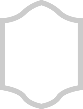 Shield outline vector